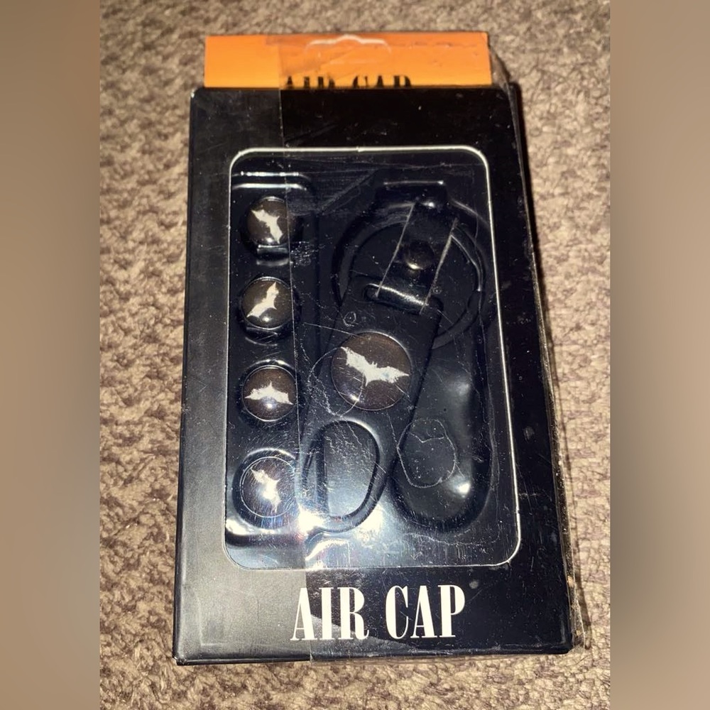 Batman tire stem caps and keychain